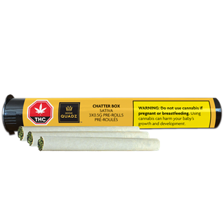 Chatter Box 3x0.5g pre-rolls packaging